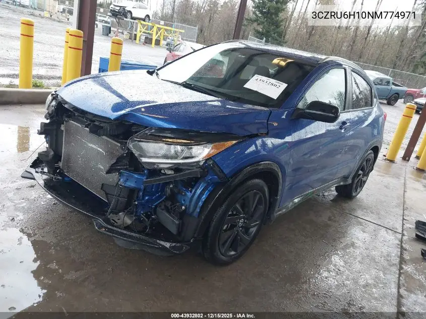 3CZRU6H10NM774971 2022 Honda Hr-V Awd Sport