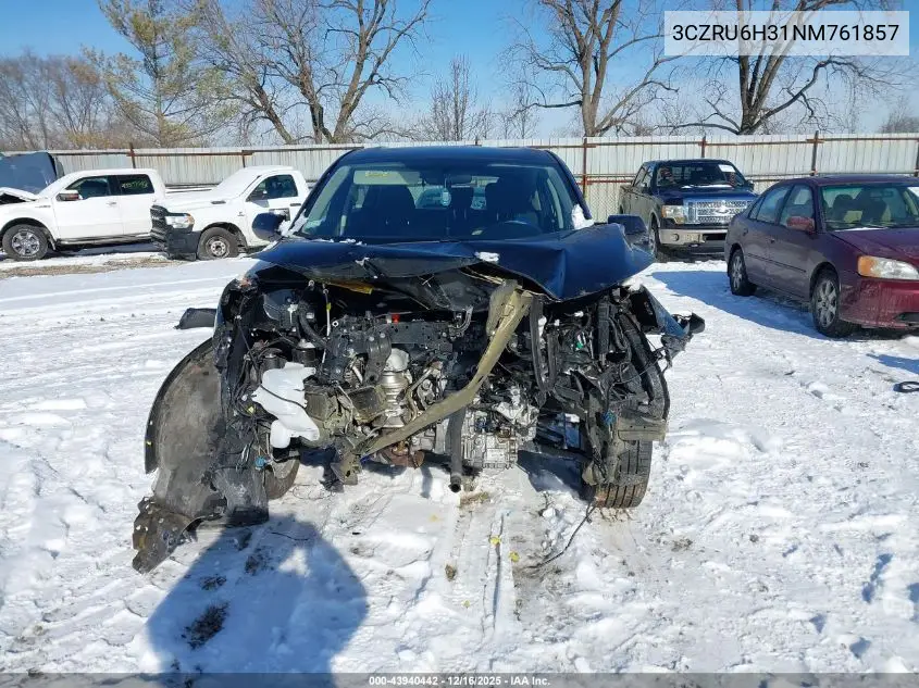 3CZRU6H31NM761857 2022 Honda Hr-V Awd Lx
