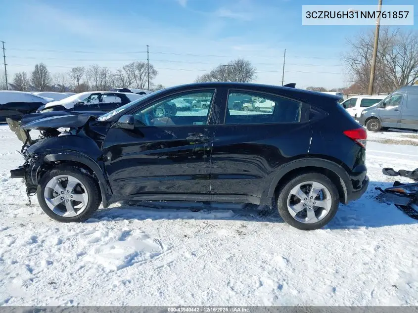 3CZRU6H31NM761857 2022 Honda Hr-V Awd Lx