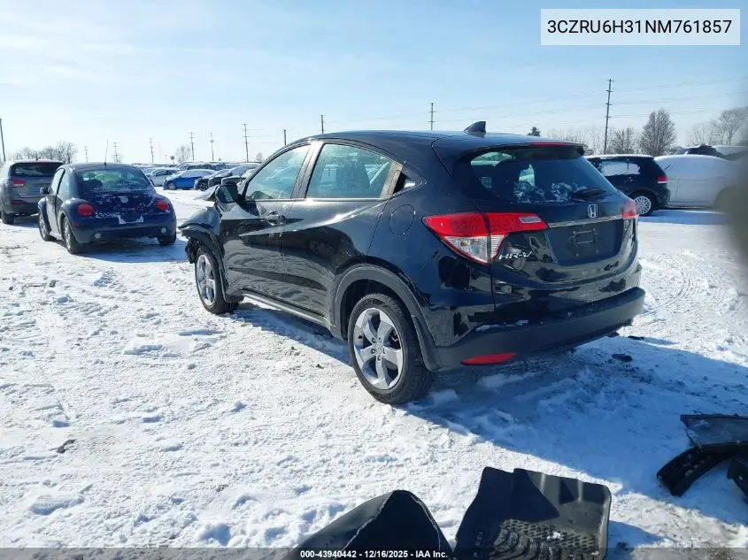 3CZRU6H31NM761857 2022 Honda Hr-V Awd Lx