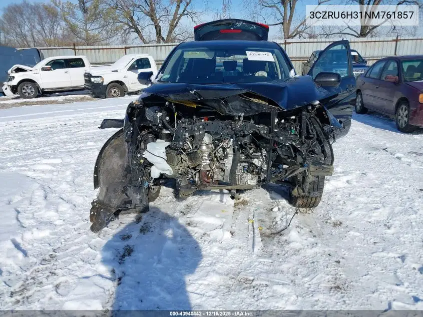 3CZRU6H31NM761857 2022 Honda Hr-V Awd Lx