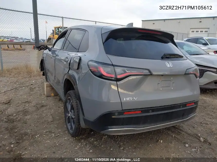 3CZRZ2H71PM105612 2023 Honda Hr-V Exl