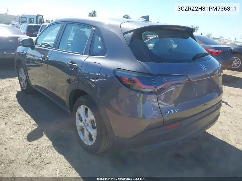 3CZRZ2H31PM736311 2023 Honda Hr-V Awd Lx