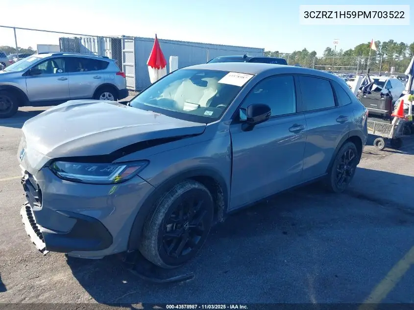 3CZRZ1H59PM703522 2023 Honda Hr-V 2Wd Sport