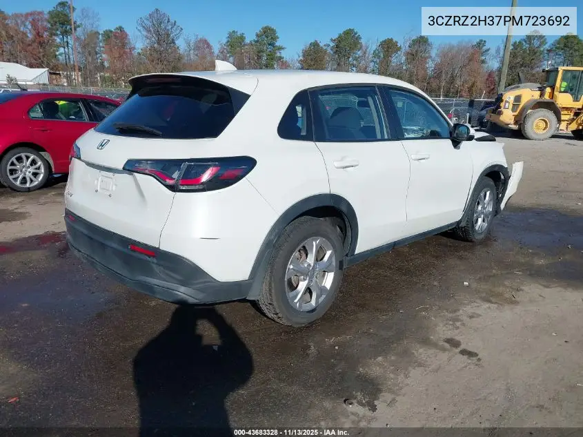 3CZRZ2H37PM723692 2023 Honda Hr-V Awd Lx