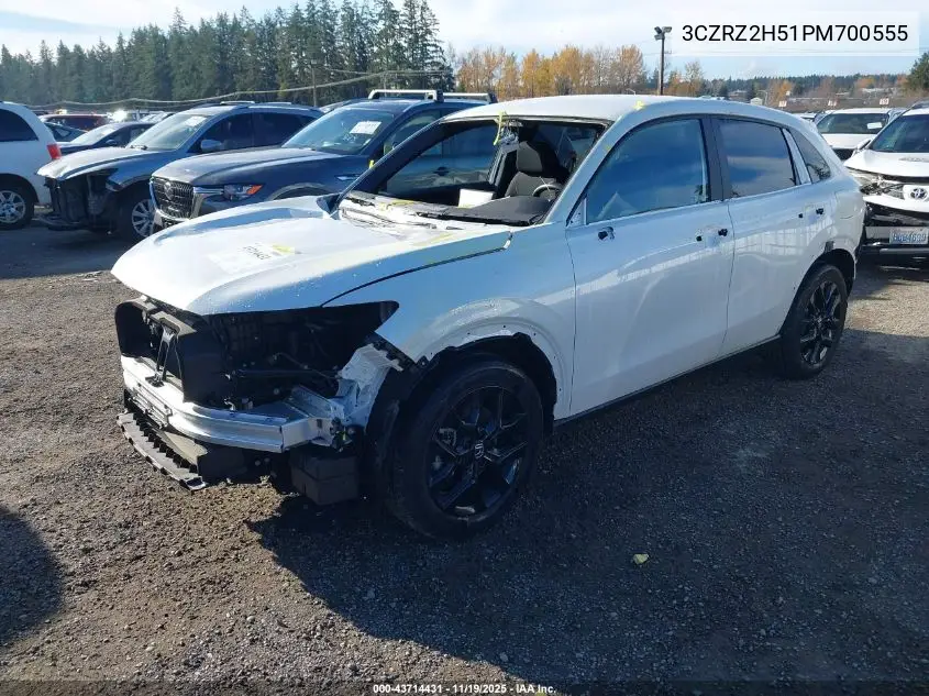 3CZRZ2H51PM700555 2023 Honda Hr-V Awd Sport