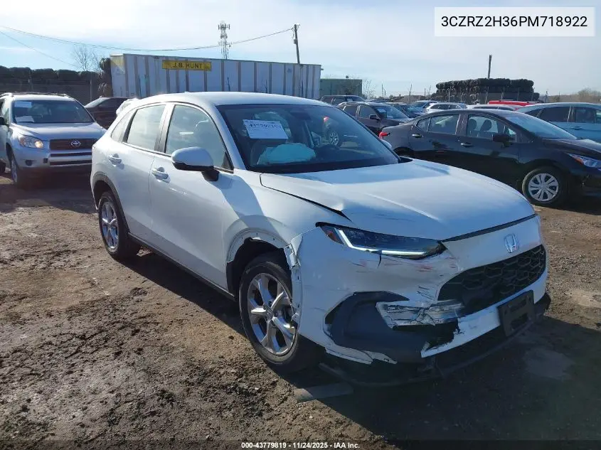 3CZRZ2H36PM718922 2023 Honda Hr-V Awd Lx