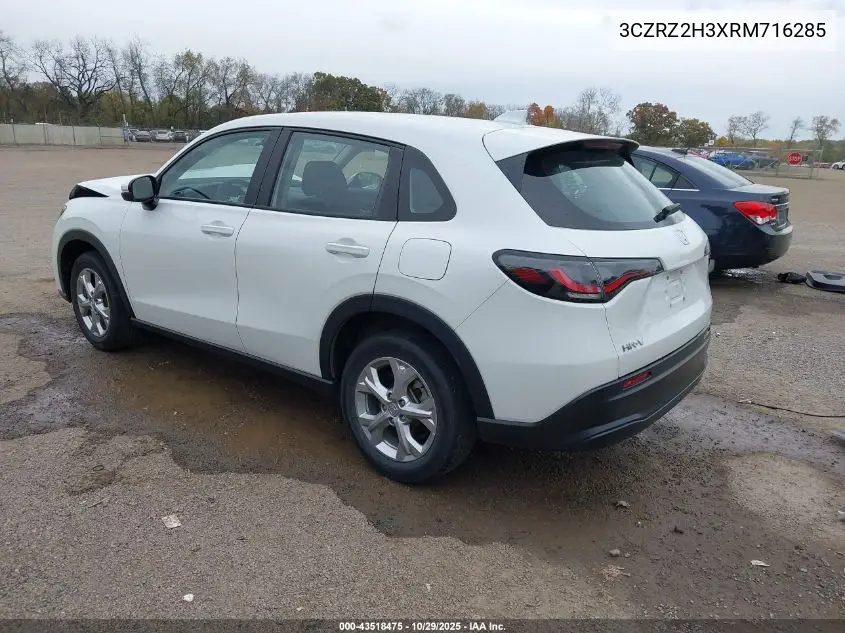 3CZRZ2H3XRM716285 2024 Honda Hr-V Awd Lx