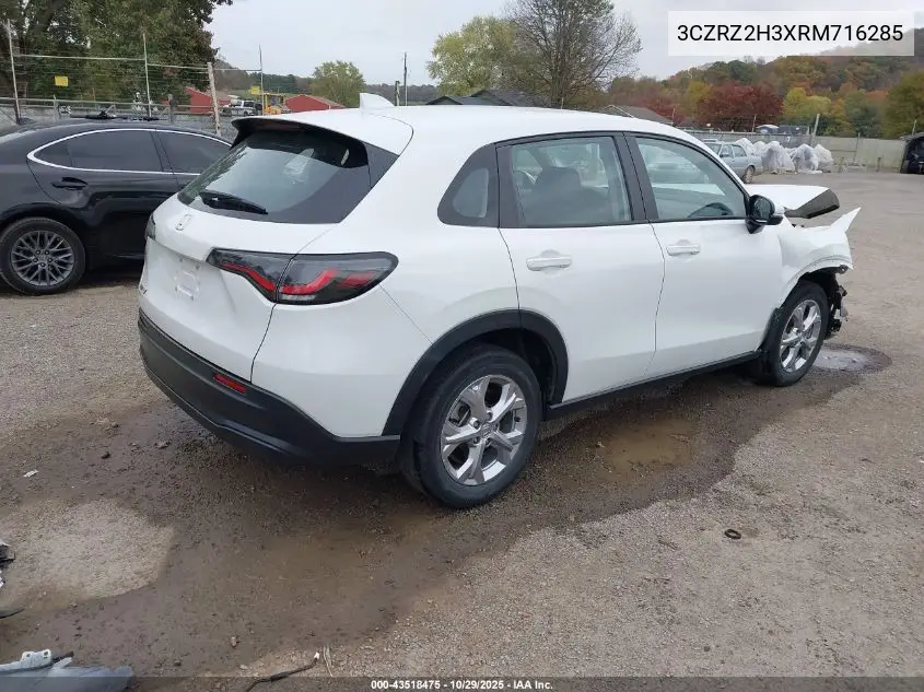 3CZRZ2H3XRM716285 2024 Honda Hr-V Awd Lx