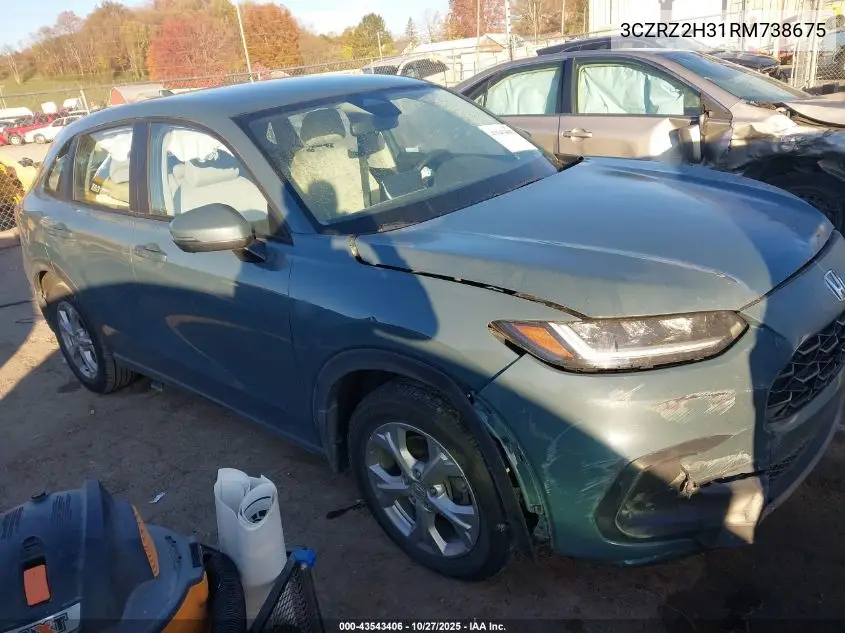 3CZRZ2H31RM738675 2024 Honda Hr-V Awd Lx
