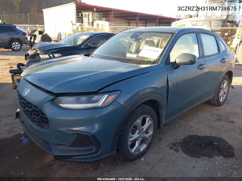 3CZRZ2H31RM738675 2024 Honda Hr-V Awd Lx