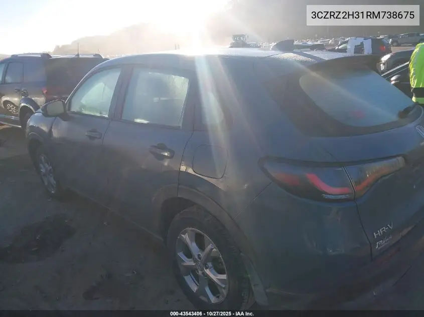 3CZRZ2H31RM738675 2024 Honda Hr-V Awd Lx