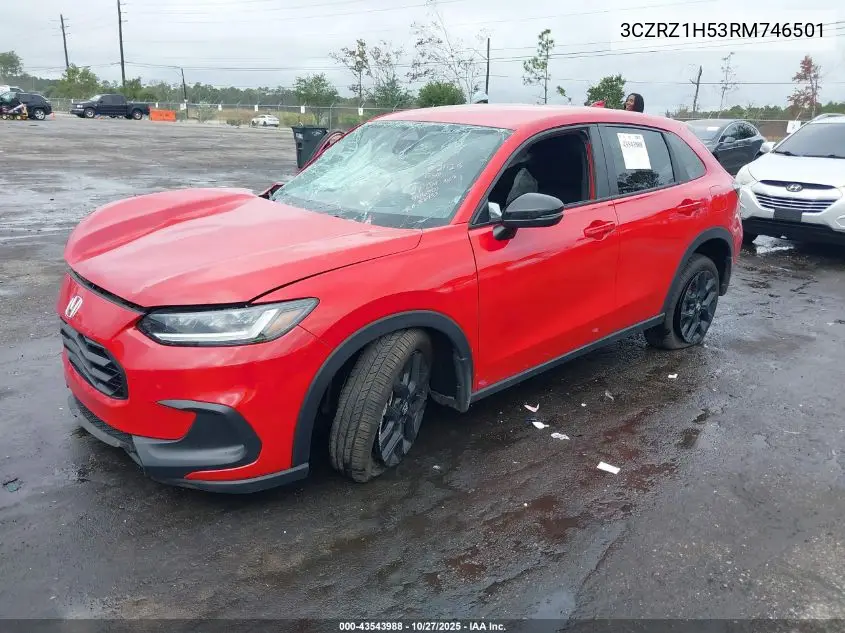 3CZRZ1H53RM746501 2024 Honda Hr-V 2Wd Sport/2Wd Sport W/O Bsi