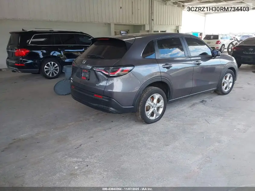 3CZRZ1H30RM734403 2024 Honda Hr-V 2Wd Lx