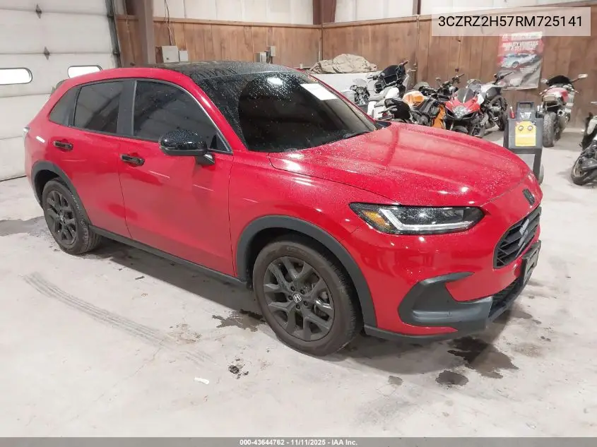 3CZRZ2H57RM725141 2024 Honda Hr-V Awd Sport/Awd Sport W/O Bsi