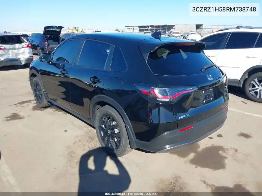 3CZRZ1H58RM738748 2024 Honda Hr-V 2Wd Sport/2Wd Sport W/O Bsi
