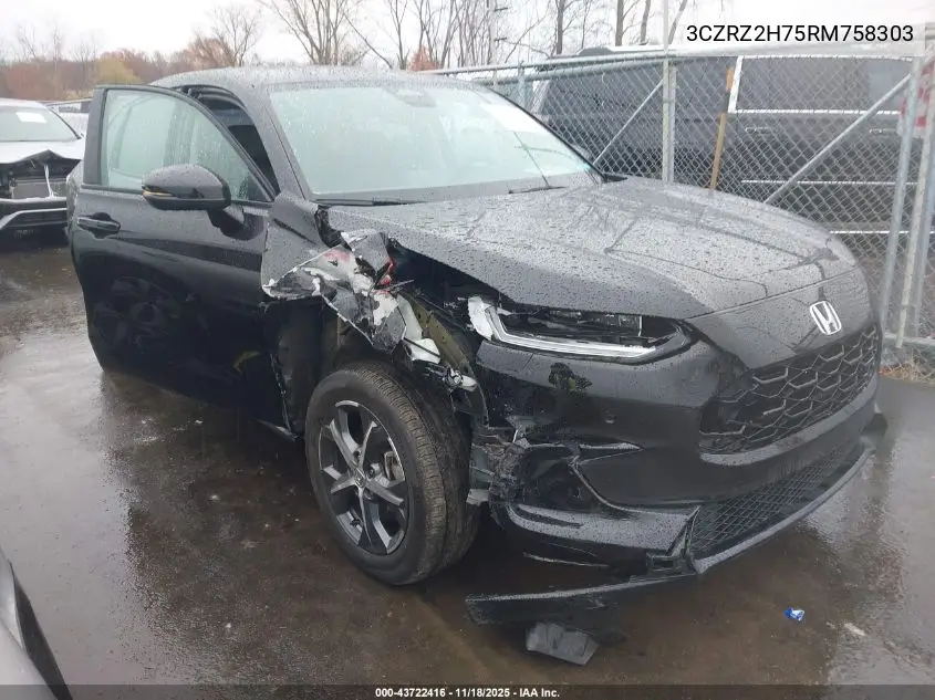 3CZRZ2H75RM758303 2024 Honda Hr-V Awd Ex-L/Awd Ex-L W/O Bsi