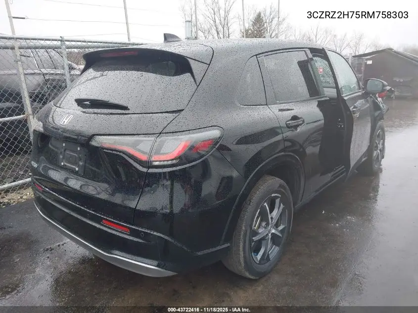 3CZRZ2H75RM758303 2024 Honda Hr-V Awd Ex-L/Awd Ex-L W/O Bsi