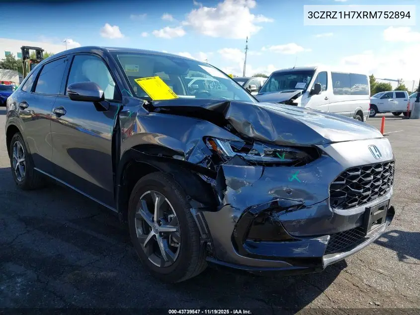 3CZRZ1H7XRM752894 2024 Honda Hr-V 2Wd Ex-L/2Wd Ex-L W/O Bsi