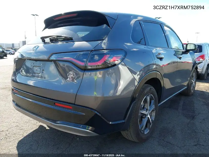 3CZRZ1H7XRM752894 2024 Honda Hr-V 2Wd Ex-L/2Wd Ex-L W/O Bsi