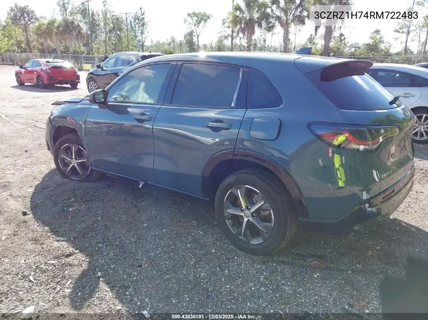 3CZRZ1H74RM722483 2024 Honda Hr-V 2Wd Ex-L/2Wd Ex-L W/O Bsi