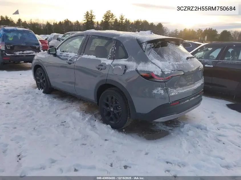 3CZRZ2H55RM750684 2024 Honda Hr-V Awd Sport/Awd Sport W/O Bsi
