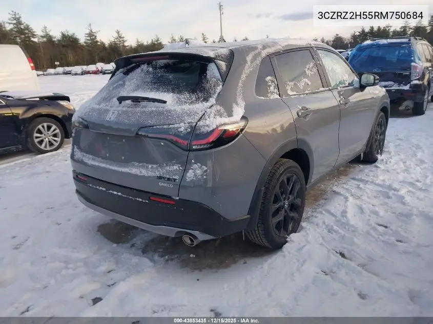 3CZRZ2H55RM750684 2024 Honda Hr-V Awd Sport/Awd Sport W/O Bsi