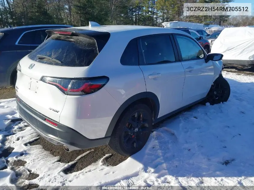 3CZRZ2H54RM705512 2024 Honda Hr-V Awd Sport/Awd Sport W/O Bsi