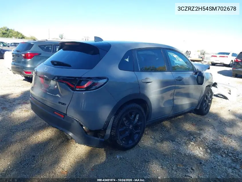 3CZRZ2H54SM702678 2025 Honda Hr-V Awd Sport