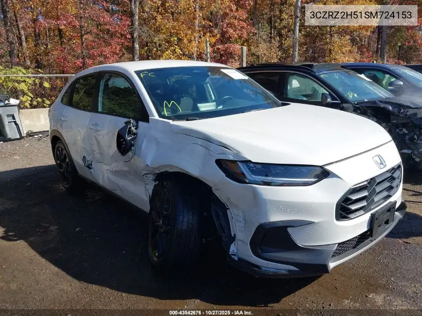 3CZRZ2H51SM724153 2025 Honda Hr-V Awd Sport