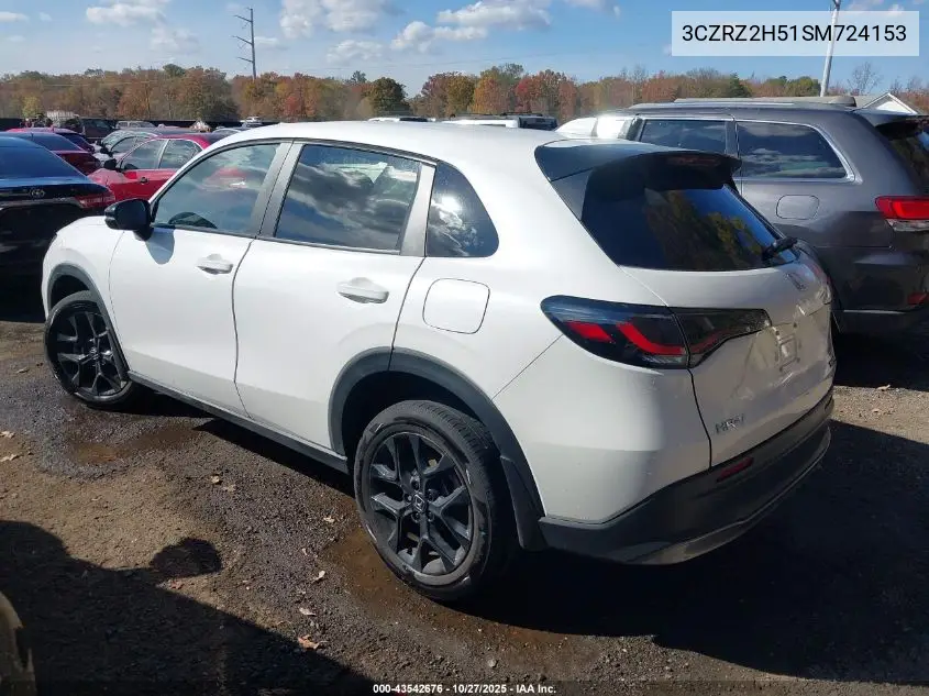3CZRZ2H51SM724153 2025 Honda Hr-V Awd Sport