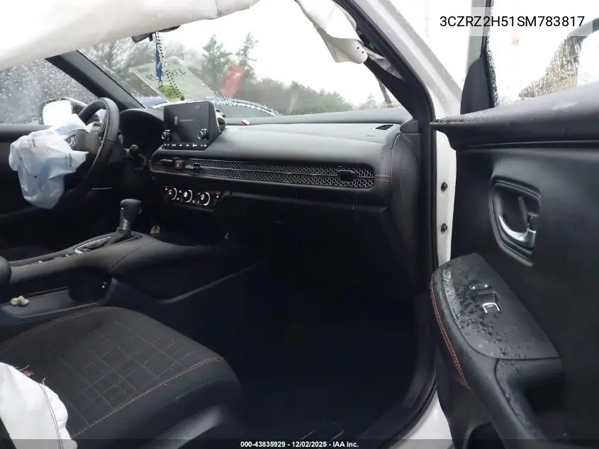 3CZRZ2H51SM783817 2025 Honda Hr-V Awd Sport
