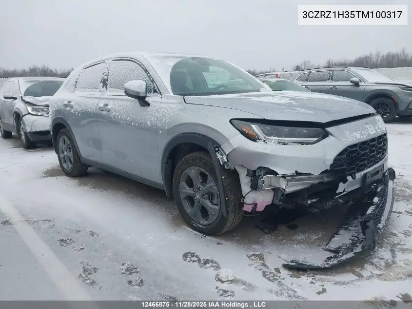 3CZRZ1H35TM100317 2026 Honda Hr-V Lx