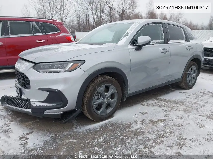 3CZRZ1H35TM100317 2026 Honda Hr-V Lx