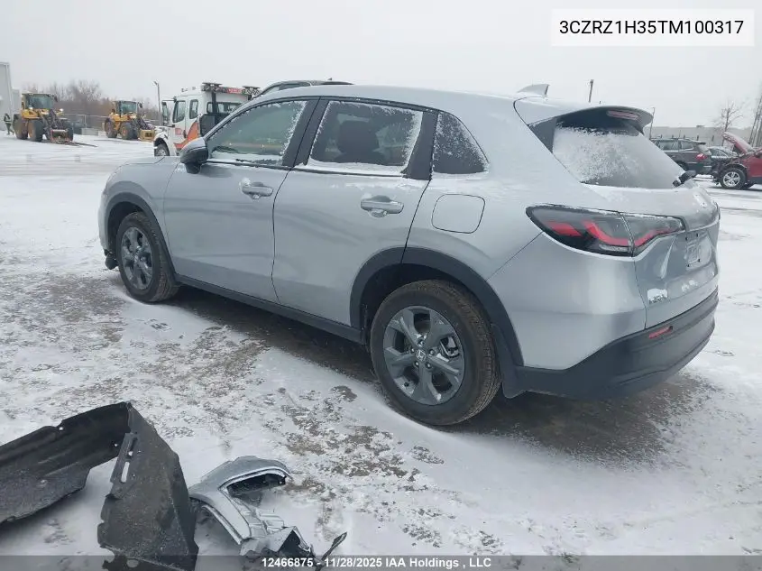 3CZRZ1H35TM100317 2026 Honda Hr-V Lx
