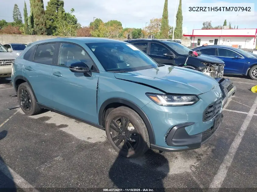 3CZRZ1H54TM707942 2026 Honda Hr-V 2Wd Sport