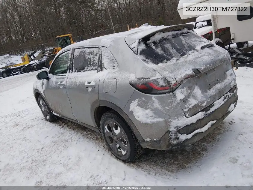 3CZRZ2H30TM727822 2026 Honda Hr-V Awd Lx