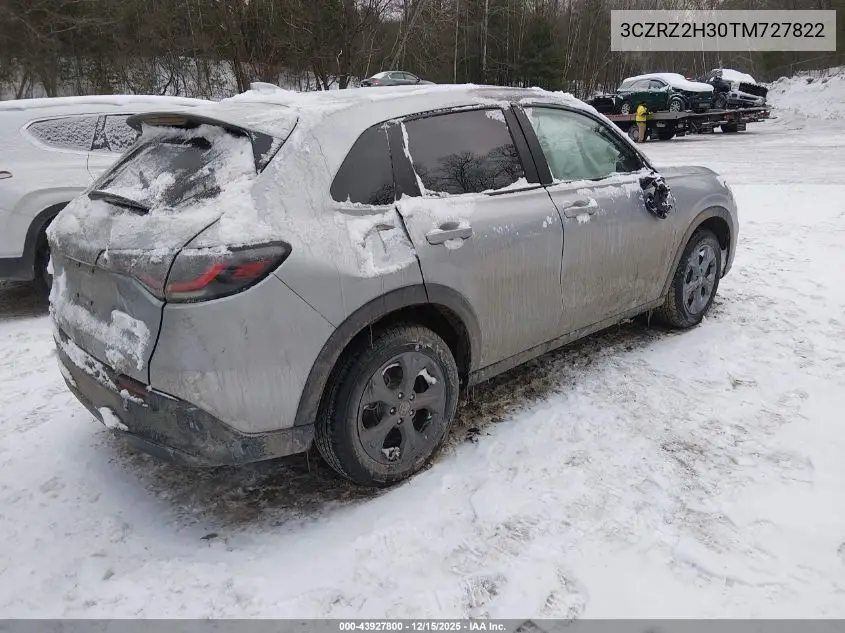 3CZRZ2H30TM727822 2026 Honda Hr-V Awd Lx