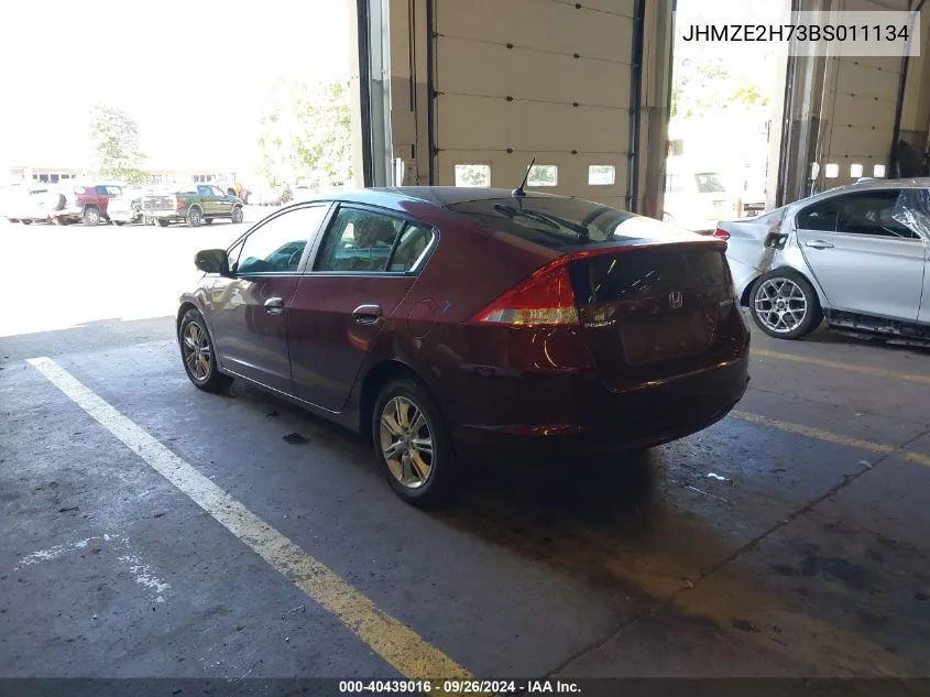 JHMZE2H73BS011134 2011 Honda Insight Ex