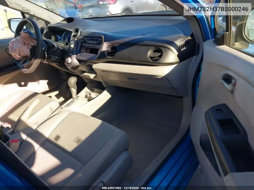JHMZE2H37BS000246 2011 Honda Insight