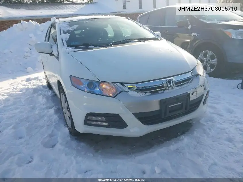 JHMZE2H37CS005710 2012 Honda Insight