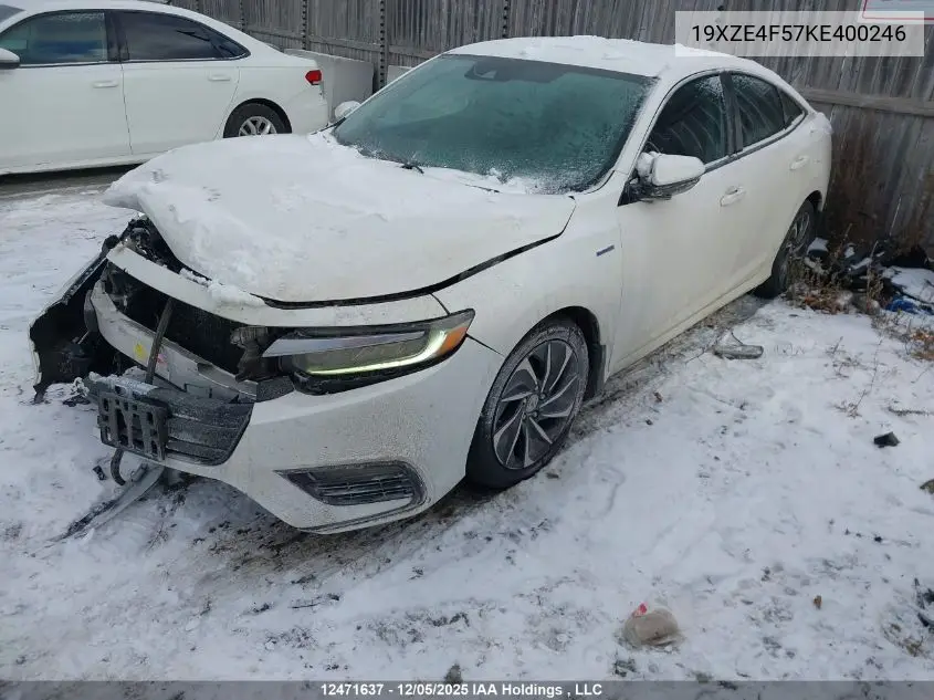 19XZE4F57KE400246 2019 Honda Insight