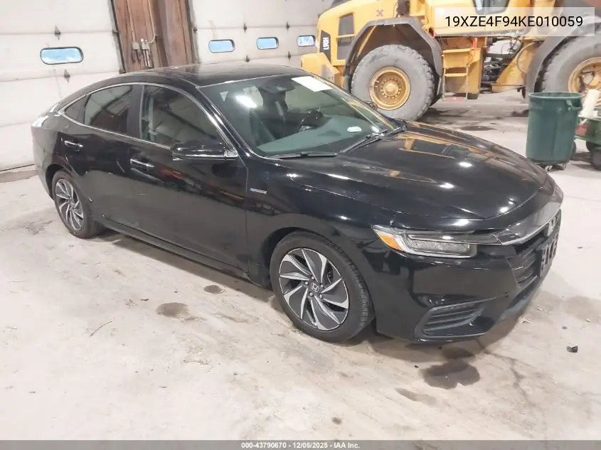 19XZE4F94KE010059 2019 Honda Insight Touring