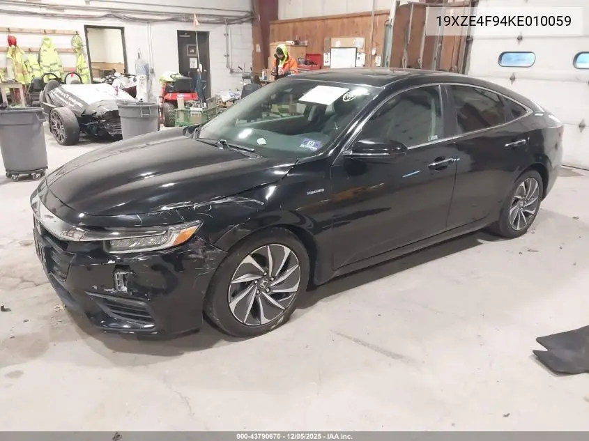 19XZE4F94KE010059 2019 Honda Insight Touring