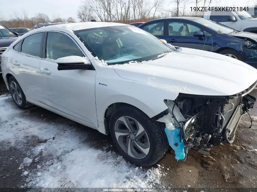 19XZE4F5XKE021841 2019 Honda Insight Ex
