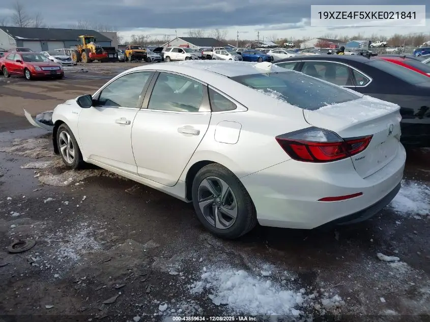 19XZE4F5XKE021841 2019 Honda Insight Ex