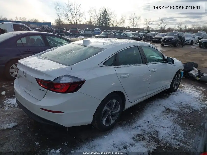 19XZE4F5XKE021841 2019 Honda Insight Ex