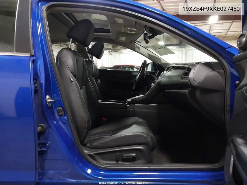 19XZE4F9XKE027450 2019 Honda Insight Touring