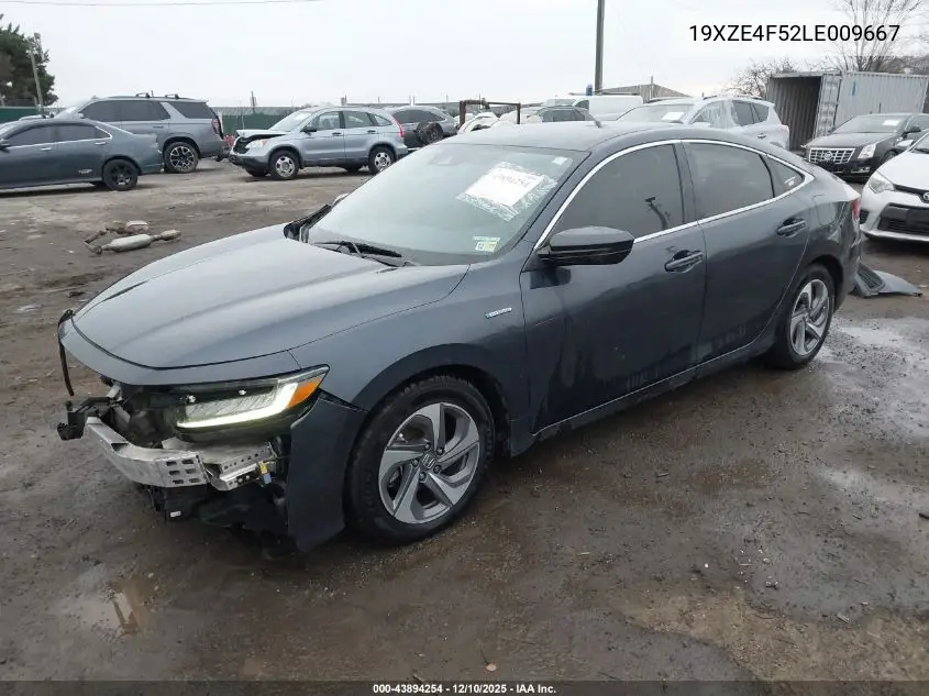 19XZE4F52LE009667 2020 Honda Insight Ex