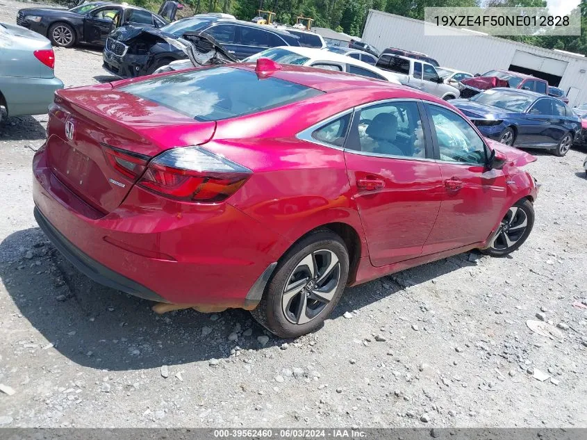 19XZE4F50NE012828 2022 Honda Insight Ex